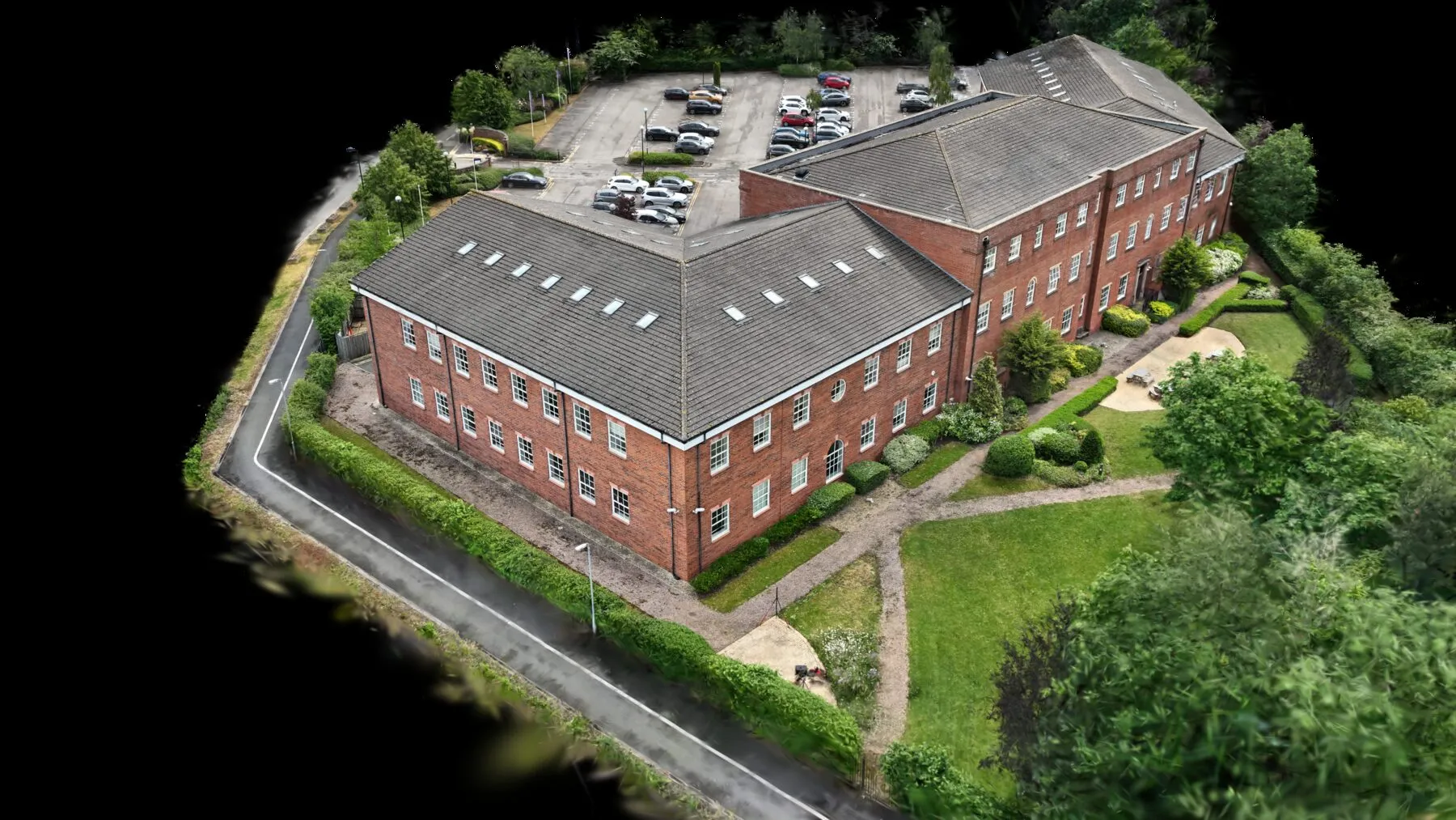 Photorealistic 3D reality capture model of an office campus